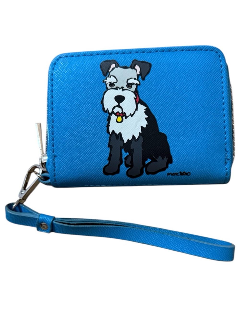 Marc Tetro  Wallet Blue with Schnauzer